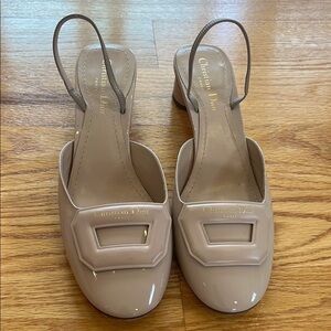 Dior Day Slingback Nude Slingback Heels